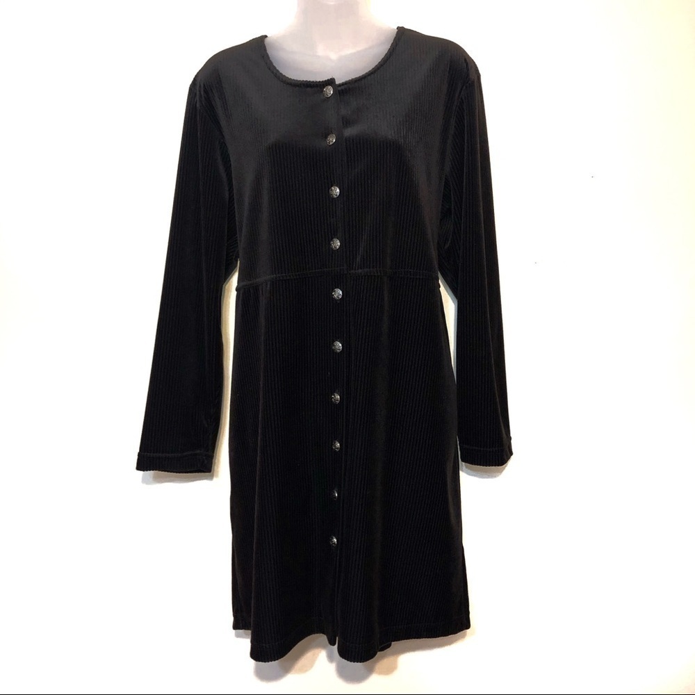 Style Studio  velvet ribbed dress/tunics